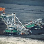 An open-cast coal mine