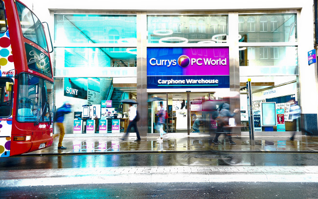 Currys PC World store Oxford Street, London