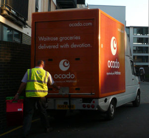 Ocado delivery van