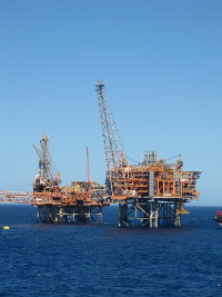 Offshore oil or gas platform