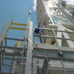 Onshore oil installation