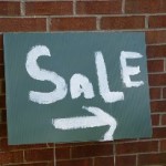Sale sign